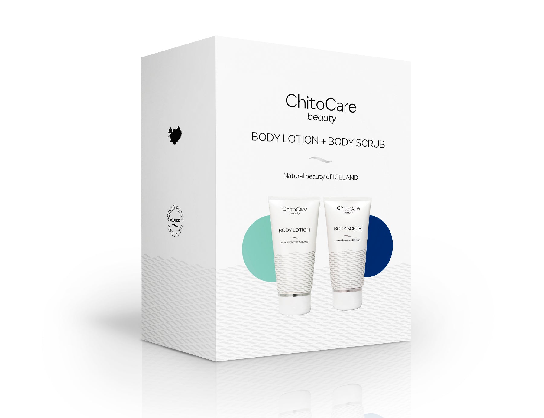 ChitoCare Beauty Body Lotion + Body Scrub Gjafaaskja