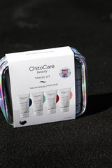 ChitoCare Beauty Ferðasett með Body Lotion, Body Scrub, Hand Cream og Face Cream